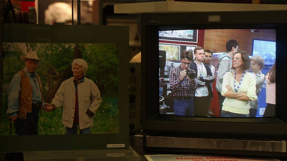 w starym telewizorze