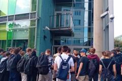 Uczniowie CLVI LO na UW