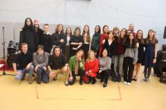 Cała ekipa podczas koncertu świątecznego