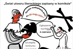 Plakat-Konkurs-Swiat-utworu-literackiego-zapisany-w-komiksie