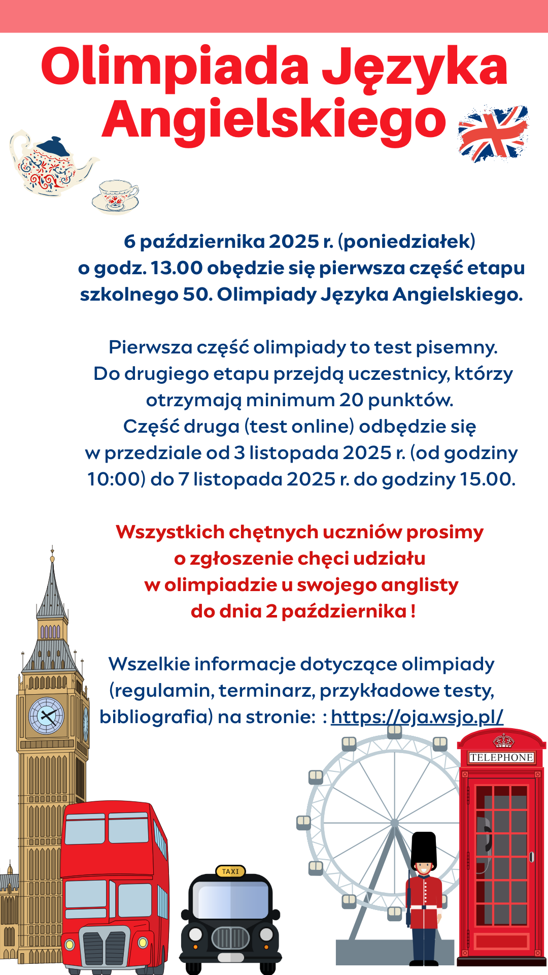 50 Olimpiada Języka Angielskiego