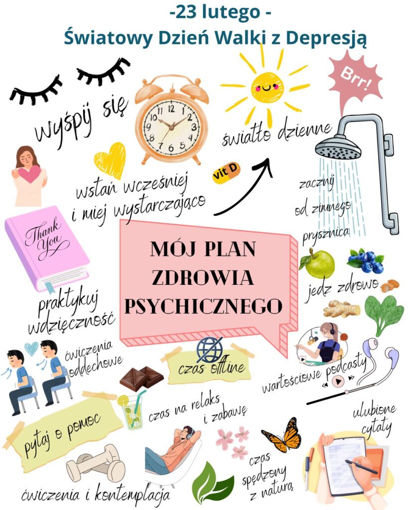 23 lutego Światowy Dzień Walki z Depresją 23 lutego Światowy Dzień Walki z Depresją